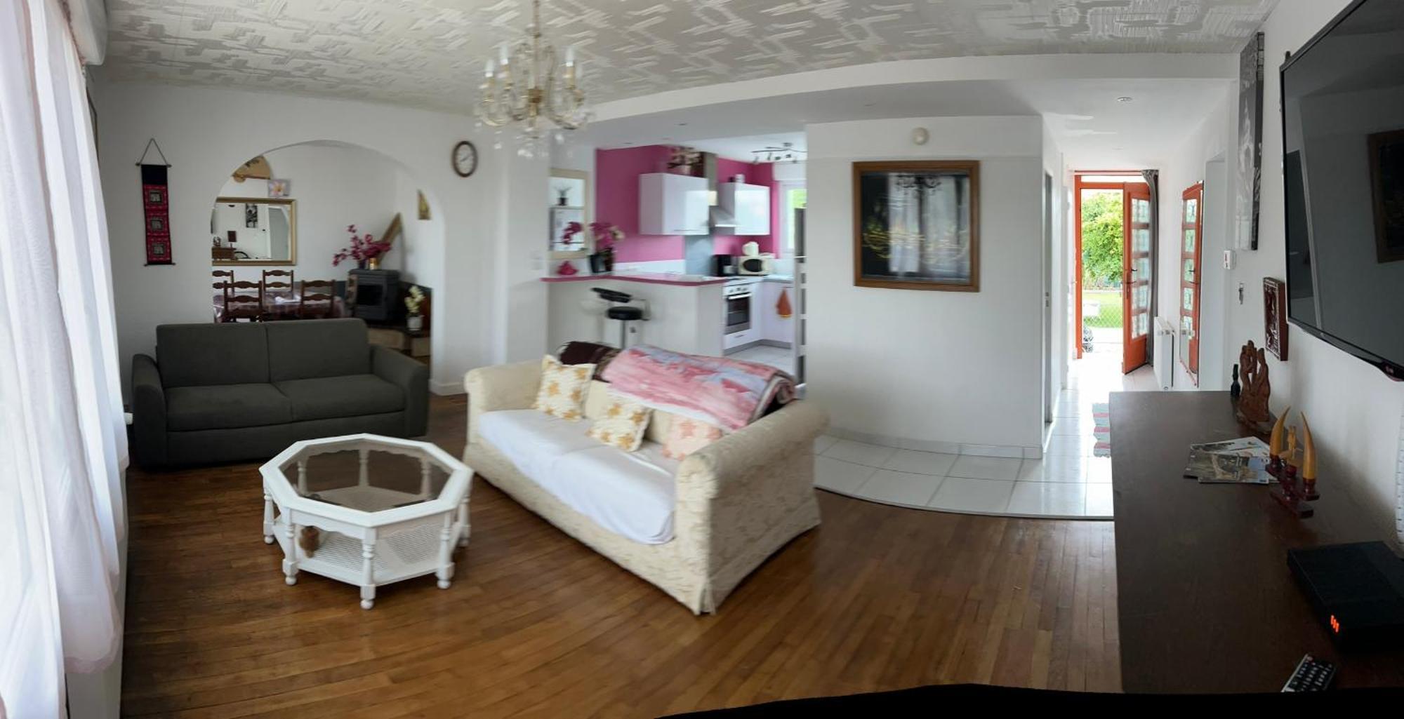 5Min Futuroscope 80M2 - 3 Chambres - Parking Prive - Wifi - Jardin 샤세노일 뒤 푸아투 외부 사진